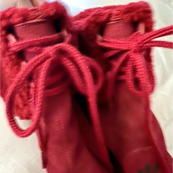 👑✅PRICE FIRM✅NO OFFERS👑RARE Adidas Burgundy Sports Boots - Picture 8 of 15